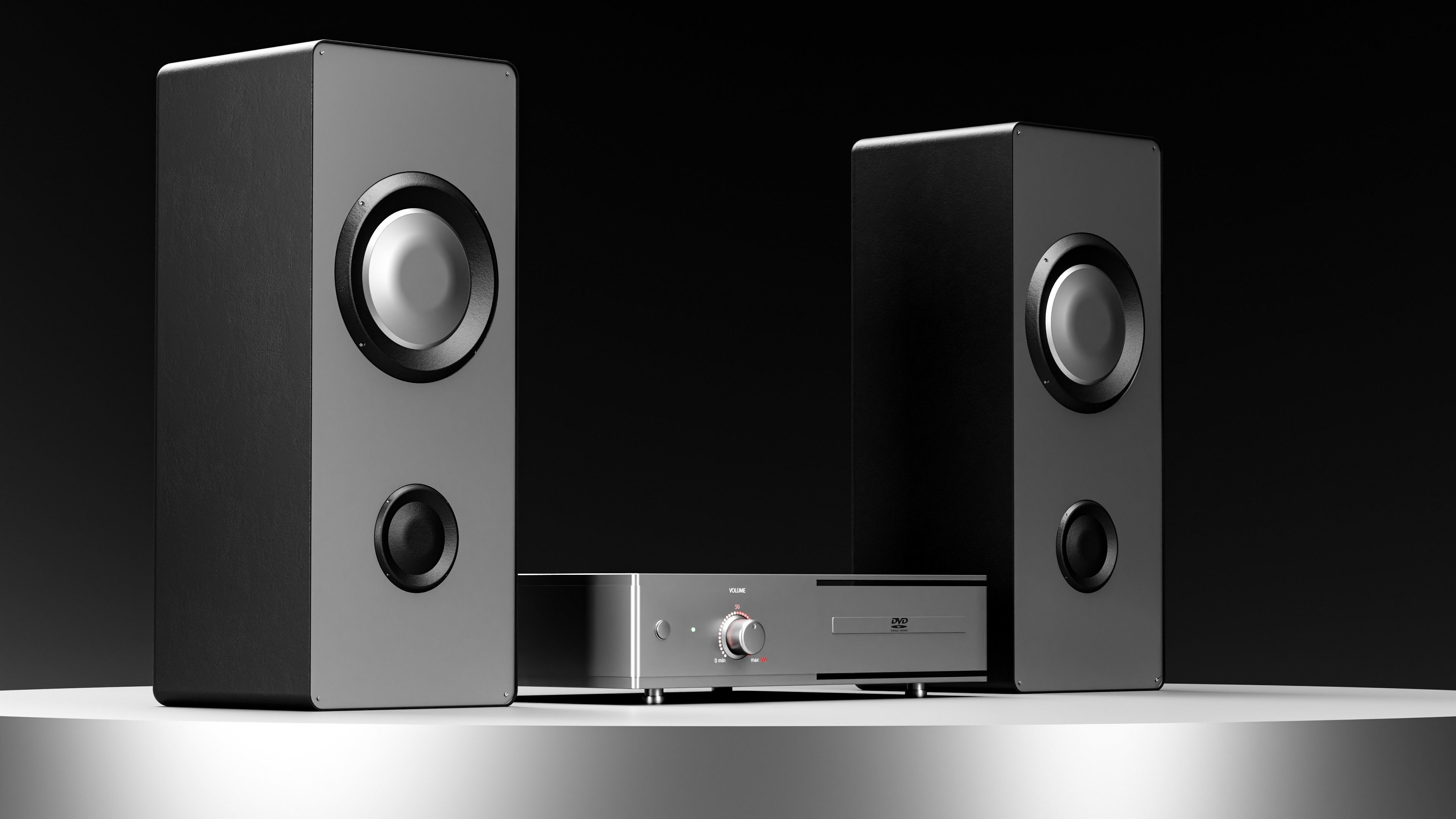 Audio device NF9 Metal free 3D model | CGTrader