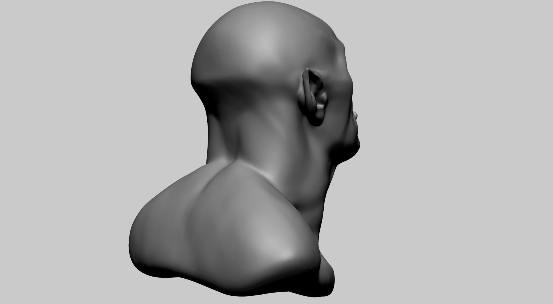 Creature Head Base A 3D model | CGTrader