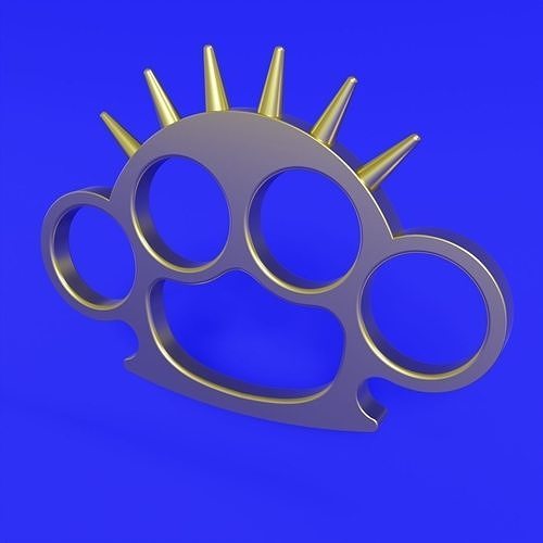 Brass Knuckles 3D model 3D printable | CGTrader
