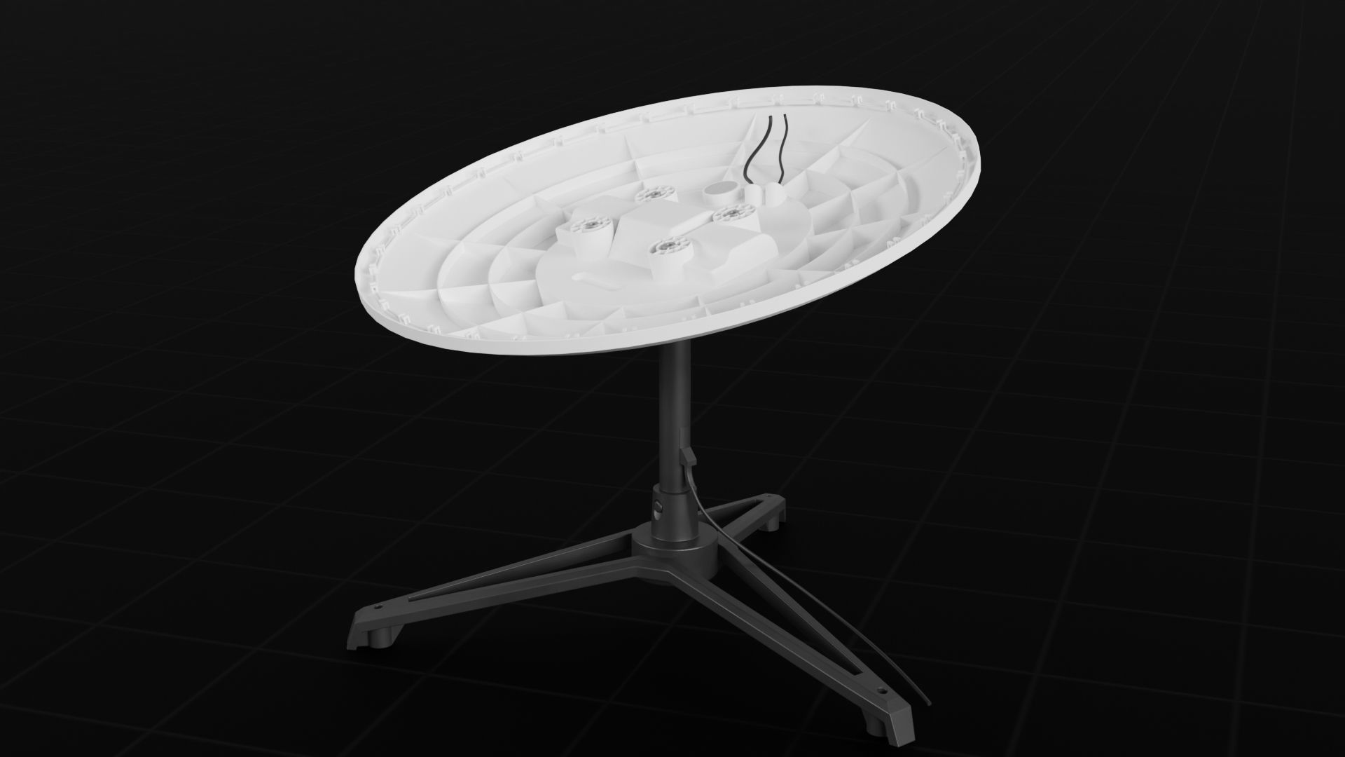 Starlink Satellite Dish 3D model CGTrader