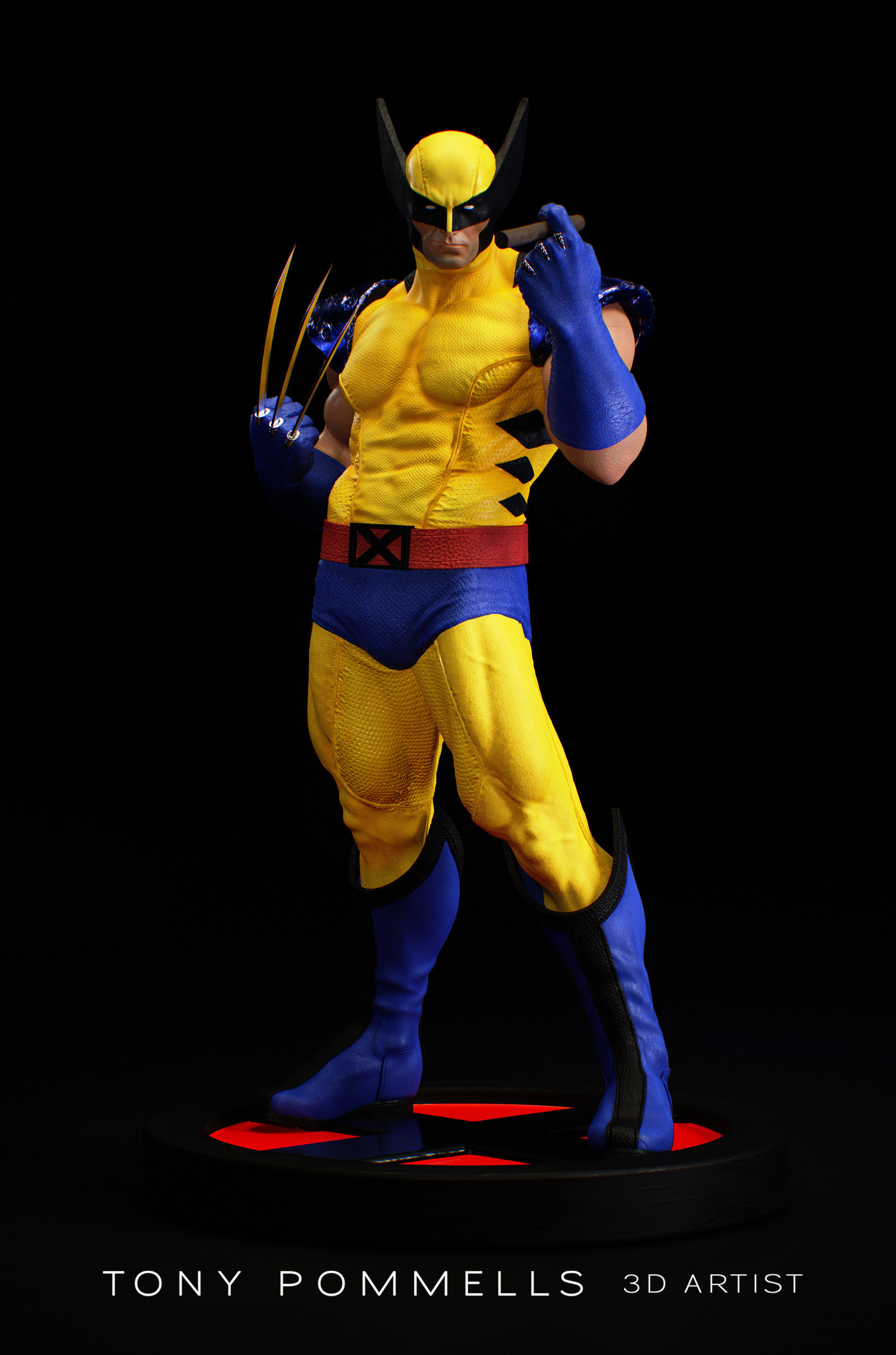 Fan Art of Wolverine 3D model 3D printable | CGTrader