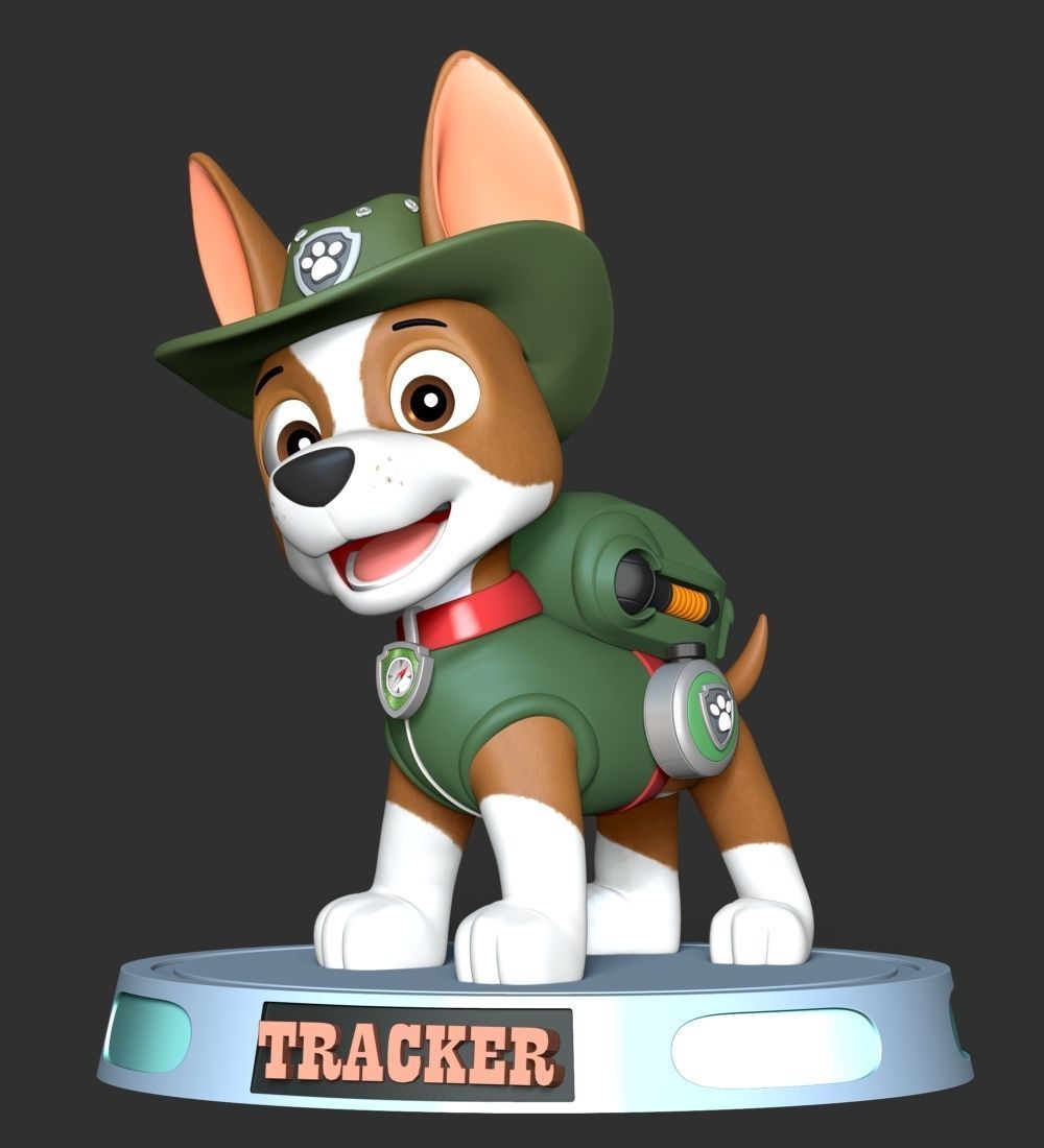 Tracker PAW Patrol 3D model 3D printable | CGTrader