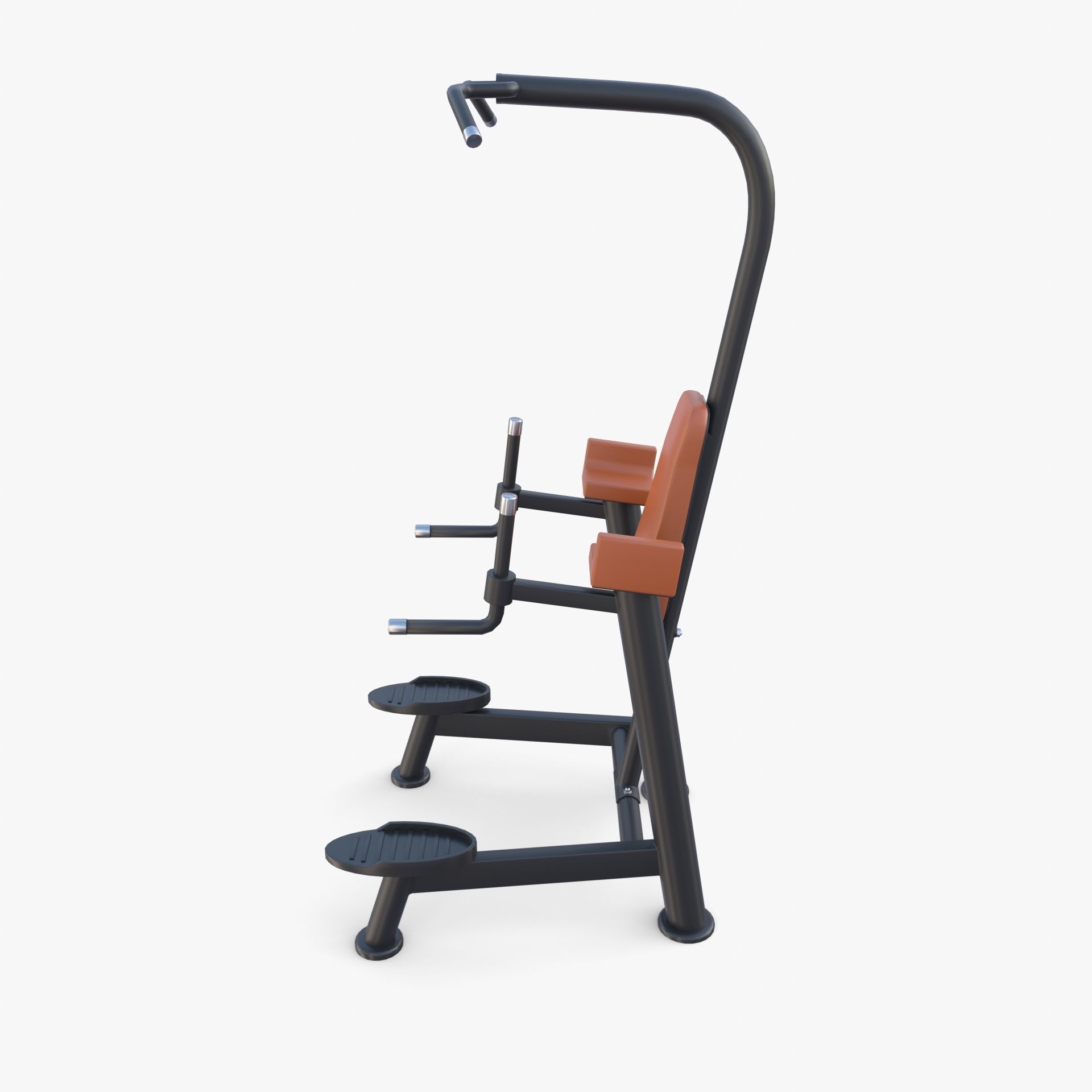 Chin up and dip station v1 3D model CGTrader