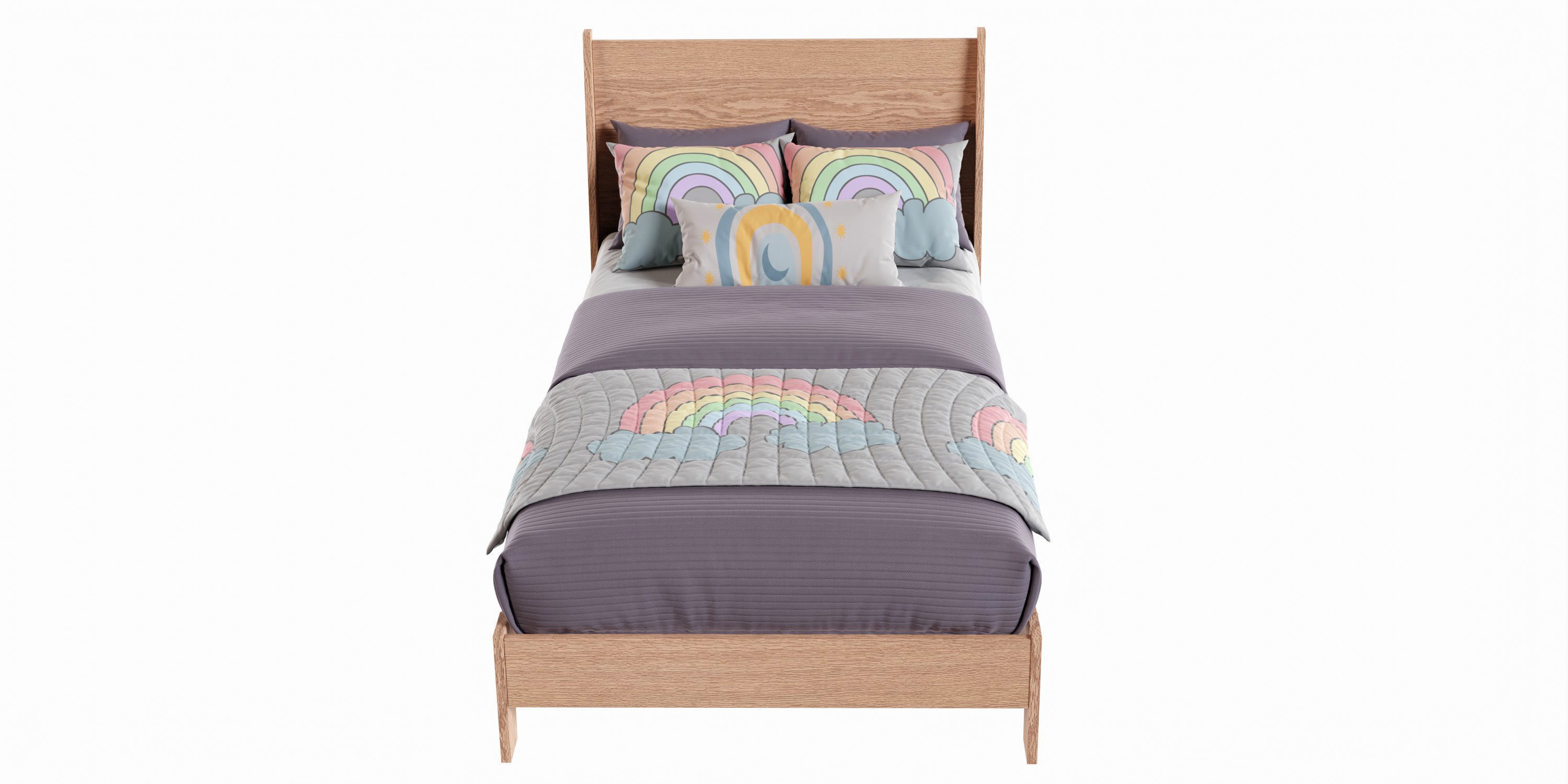 Pottery Barn Kidsmilo Single Bed 3D model CGTrader