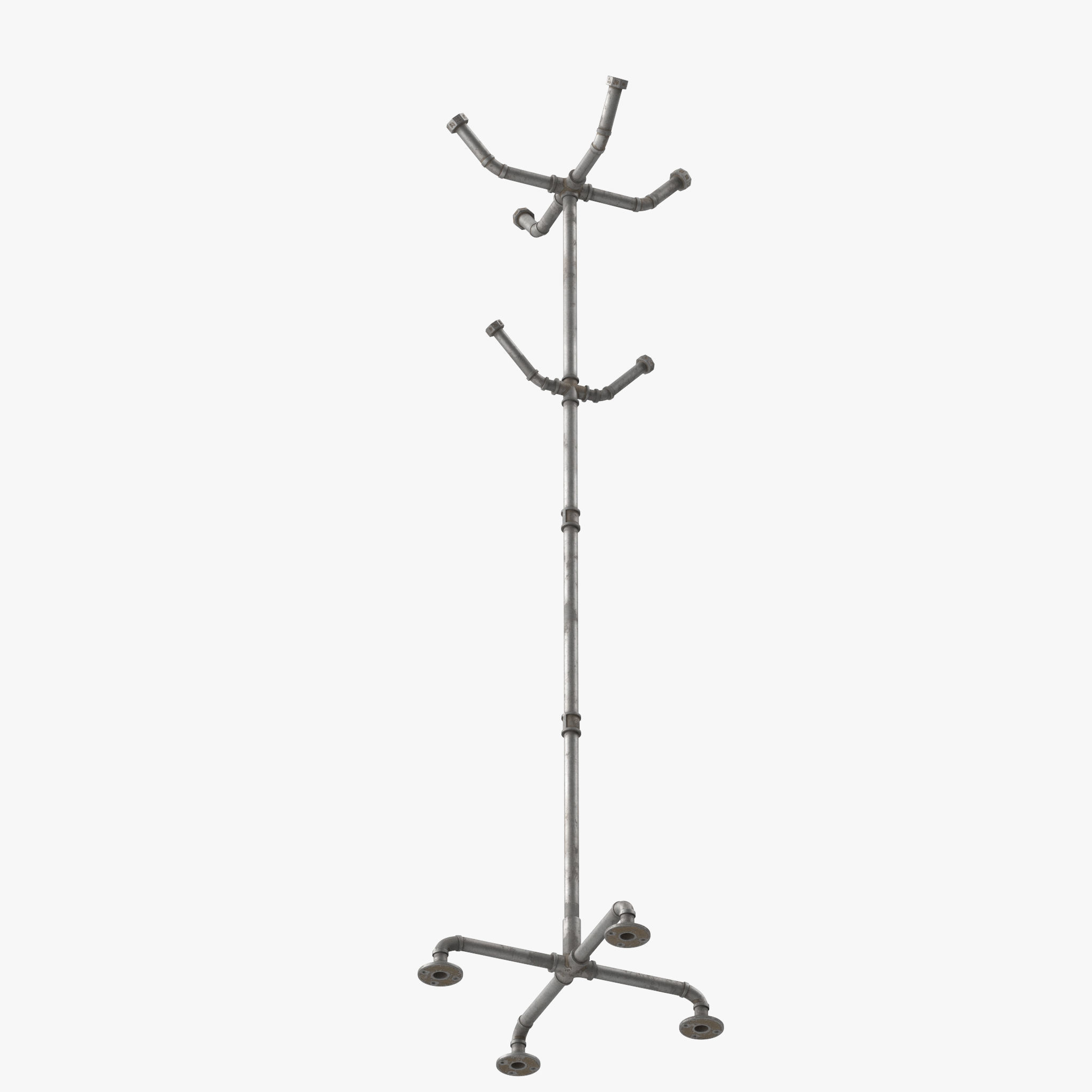 Model 715 Coat Rack Industrial Coat Racks 3D model | CGTrader