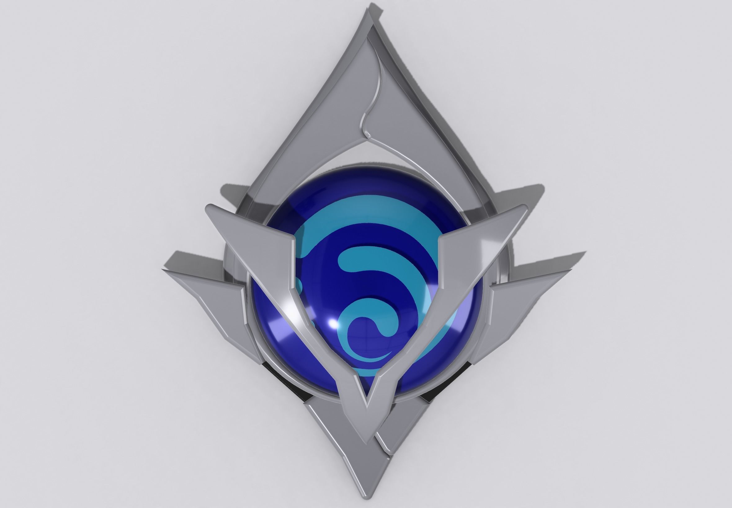 Snezhnaya Hydro Vision Genshin Impact 3D model 3D printable CGTrader