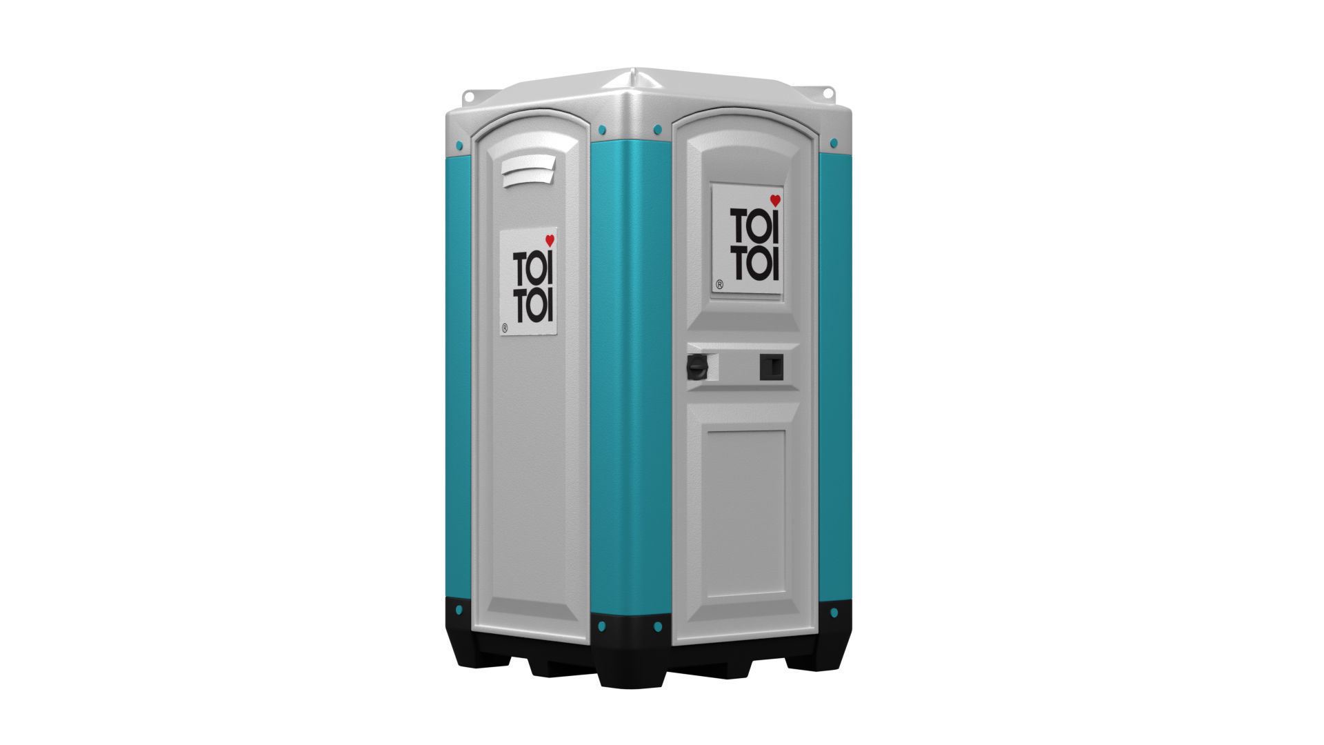 Toi Toi Portable Toilet 3D model CGTrader