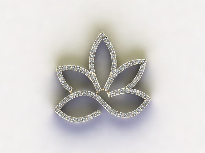 lotus flower printed 3D 3D model 3D printable | CGTrader