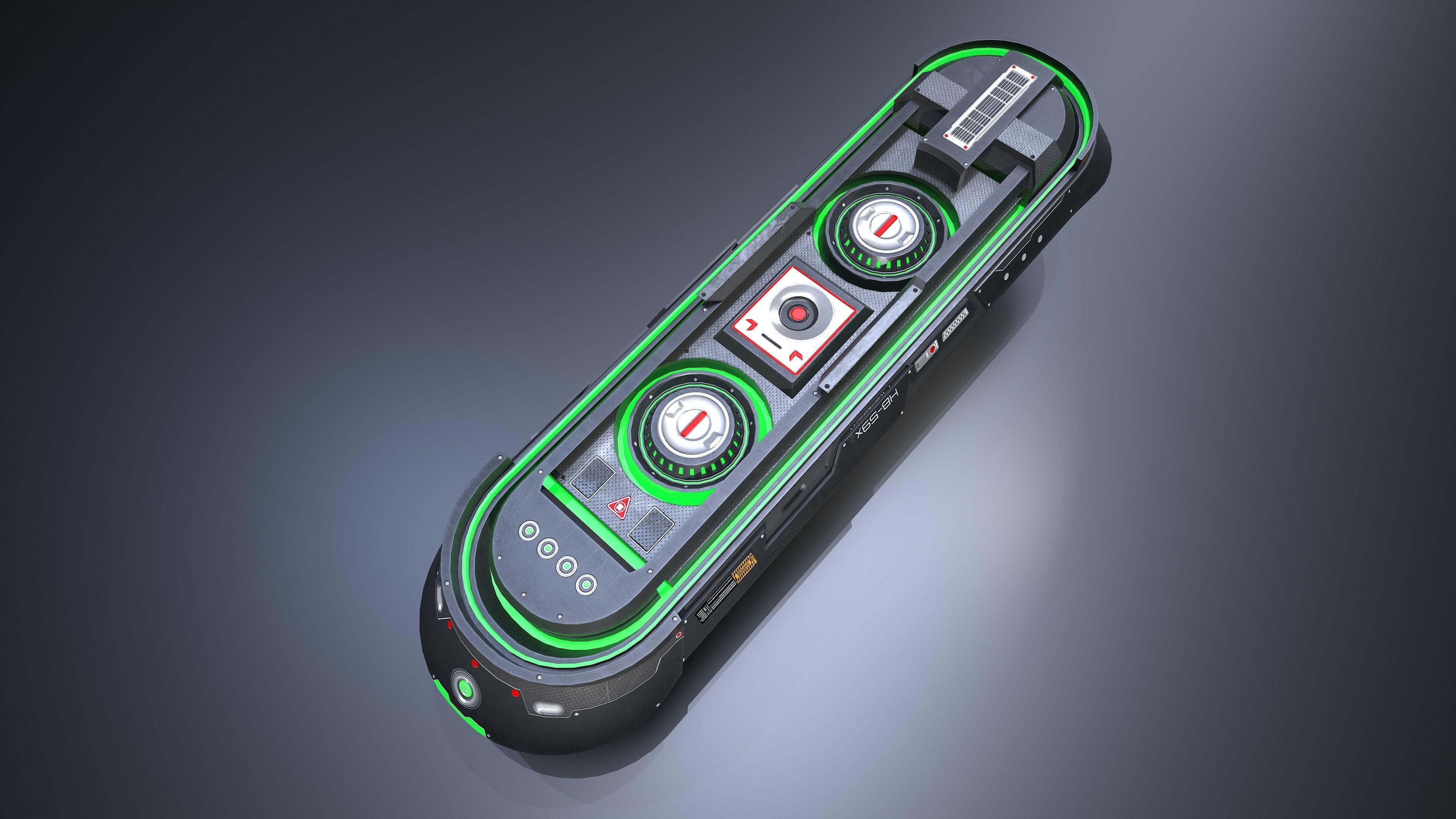 3D model Sci-Fi Hoverboard VR / AR / low-poly | CGTrader
