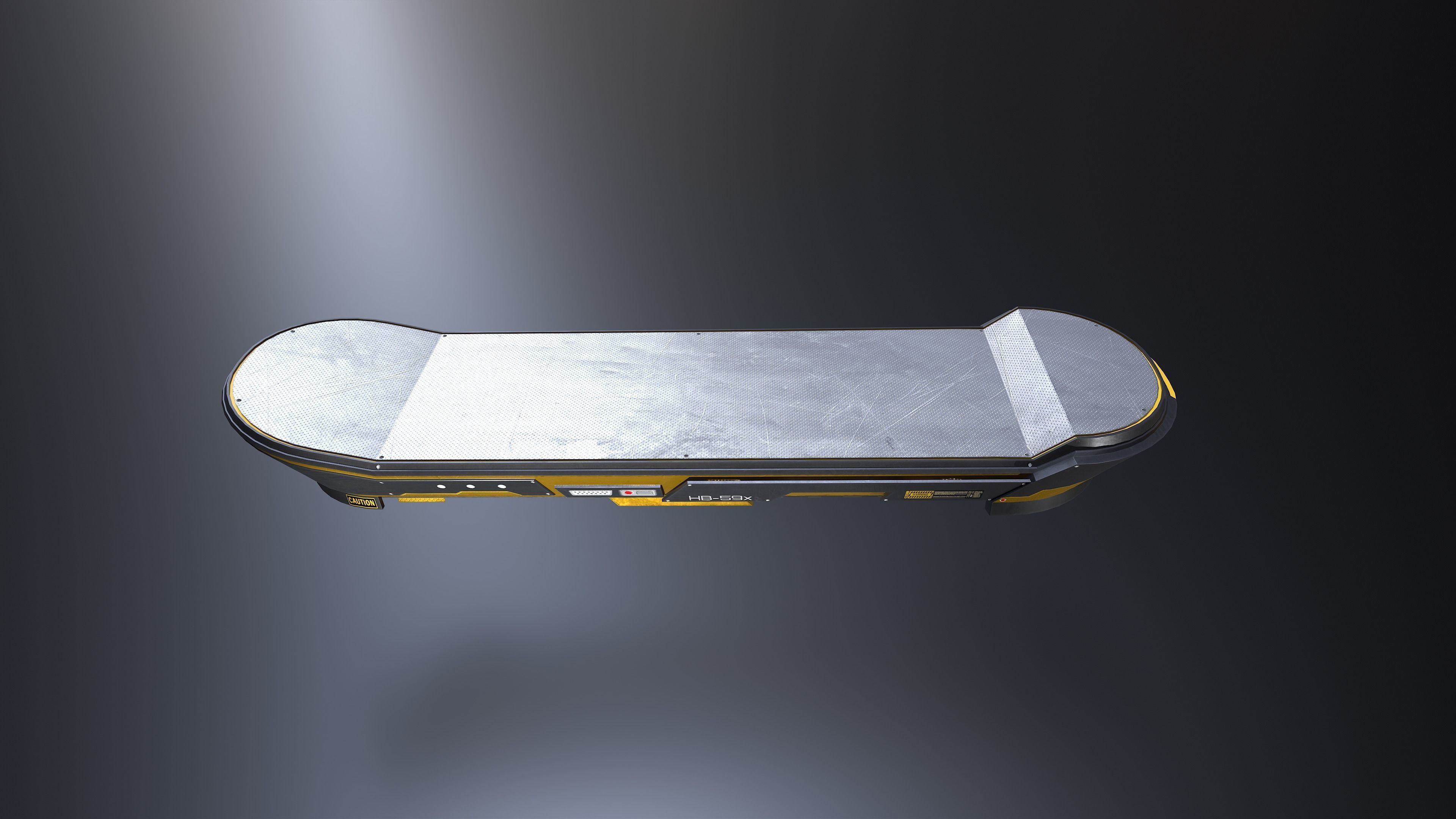 3D model Sci-Fi Hoverboard VR / AR / low-poly | CGTrader