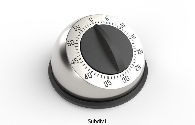 3D model Timer 02 VR / AR / low-poly | CGTrader