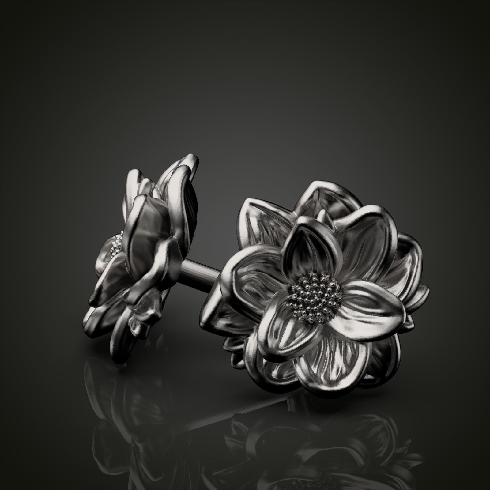 Lotus Flower Set 3D model 3D printable | CGTrader