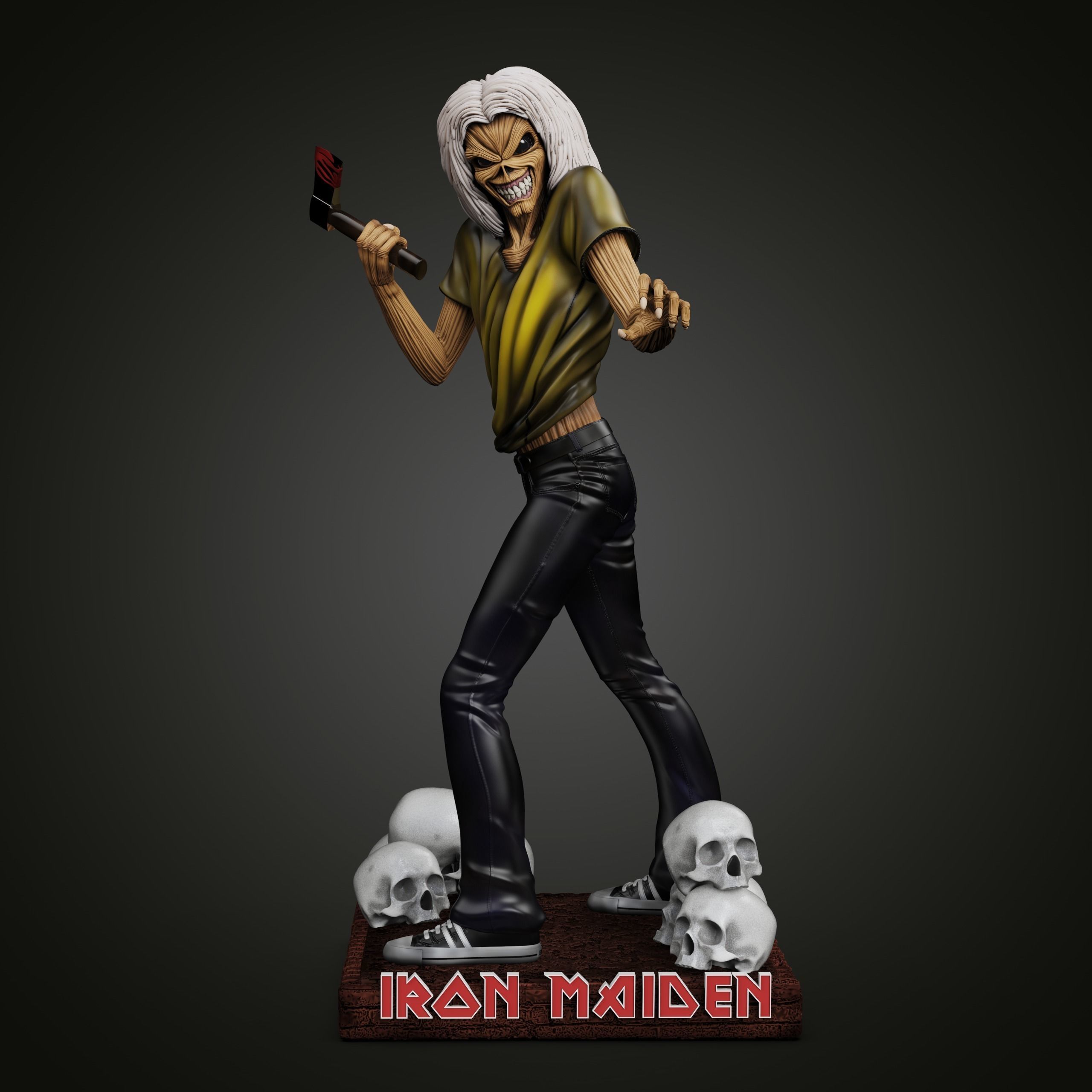 EDDIE IRON MAIDEN 3D model 3D printable | CGTrader