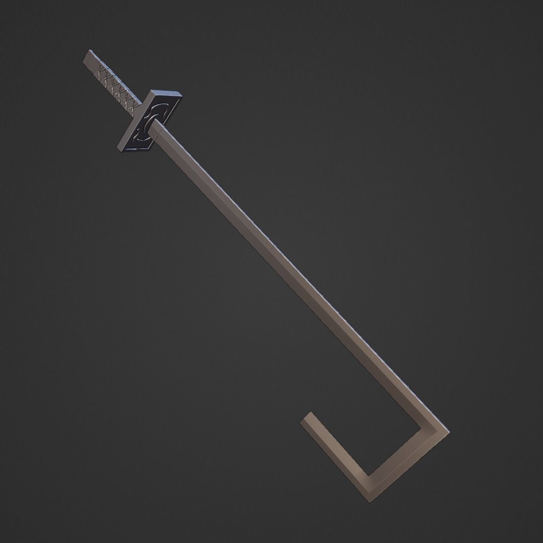 BLEACH IZURU KIRA ZANPAKUTO 3D model 3D printable CGTrader