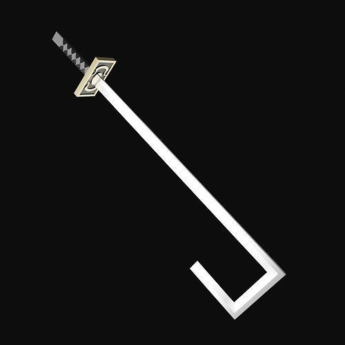 BLEACH IZURU KIRA ZANPAKUTO 3D model 3D printable CGTrader