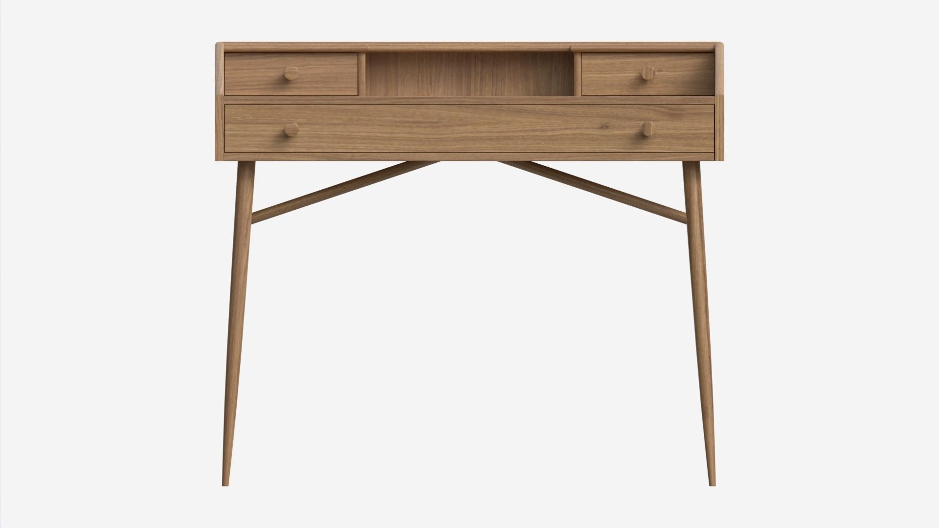 Desk Ercol Shalstone John Lewis 3D model CGTrader