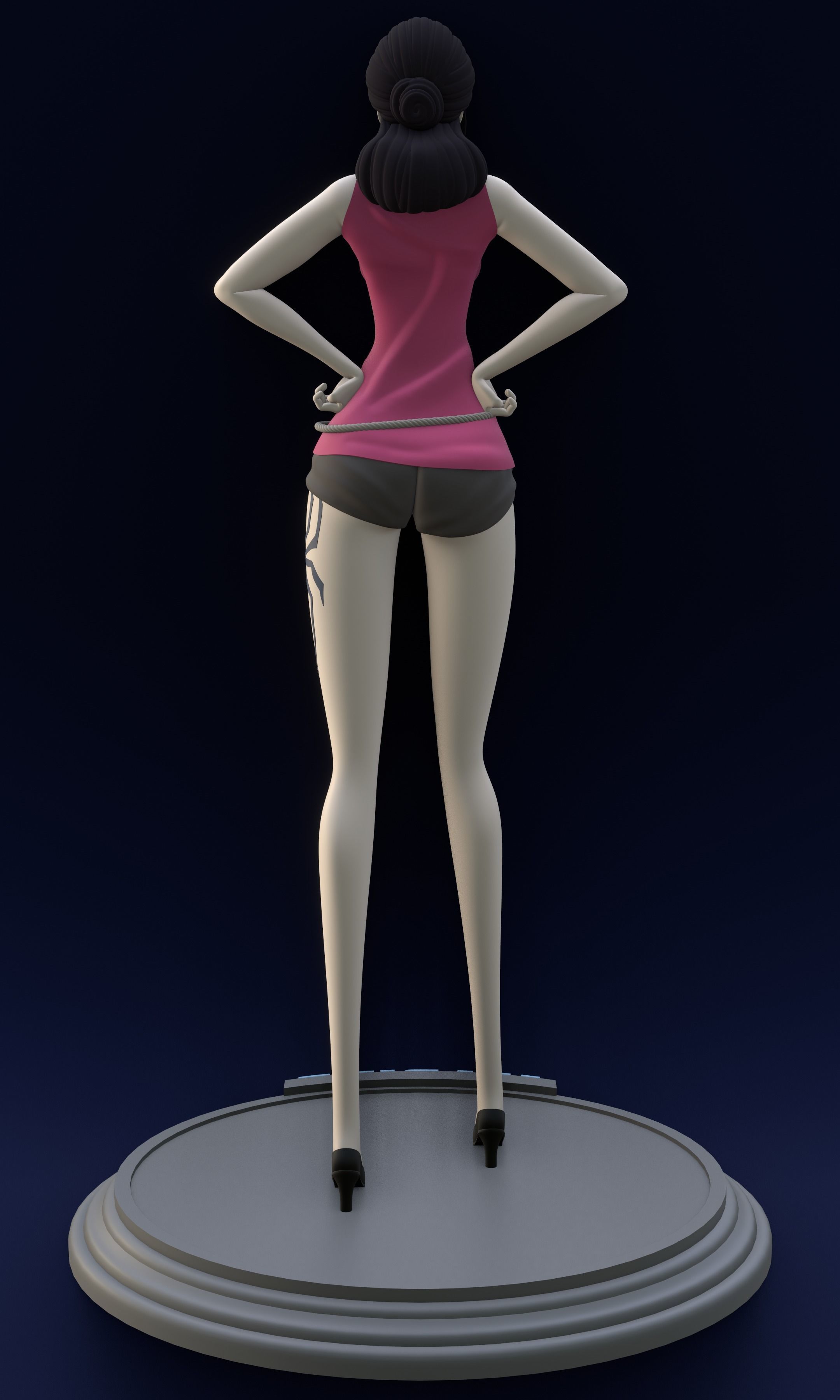 3D model MARINE VICE ADMIRAL GION ONE PIECE VR / AR / lowpoly CGTrader