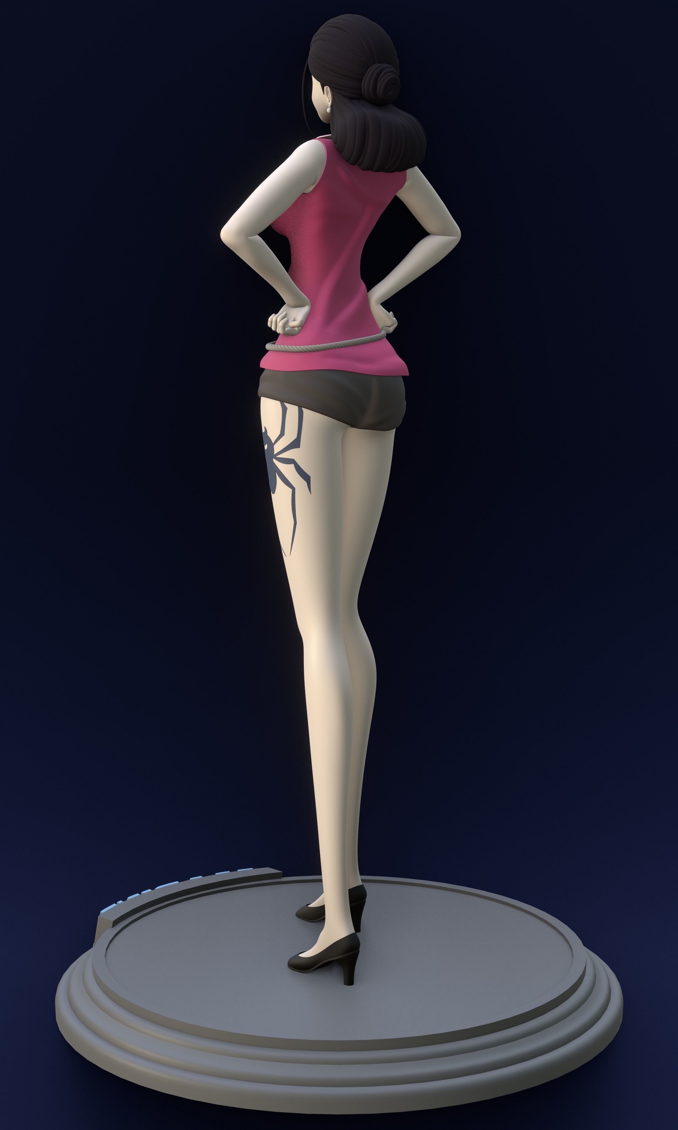 3D model MARINE VICE ADMIRAL GION ONE PIECE VR / AR / lowpoly CGTrader