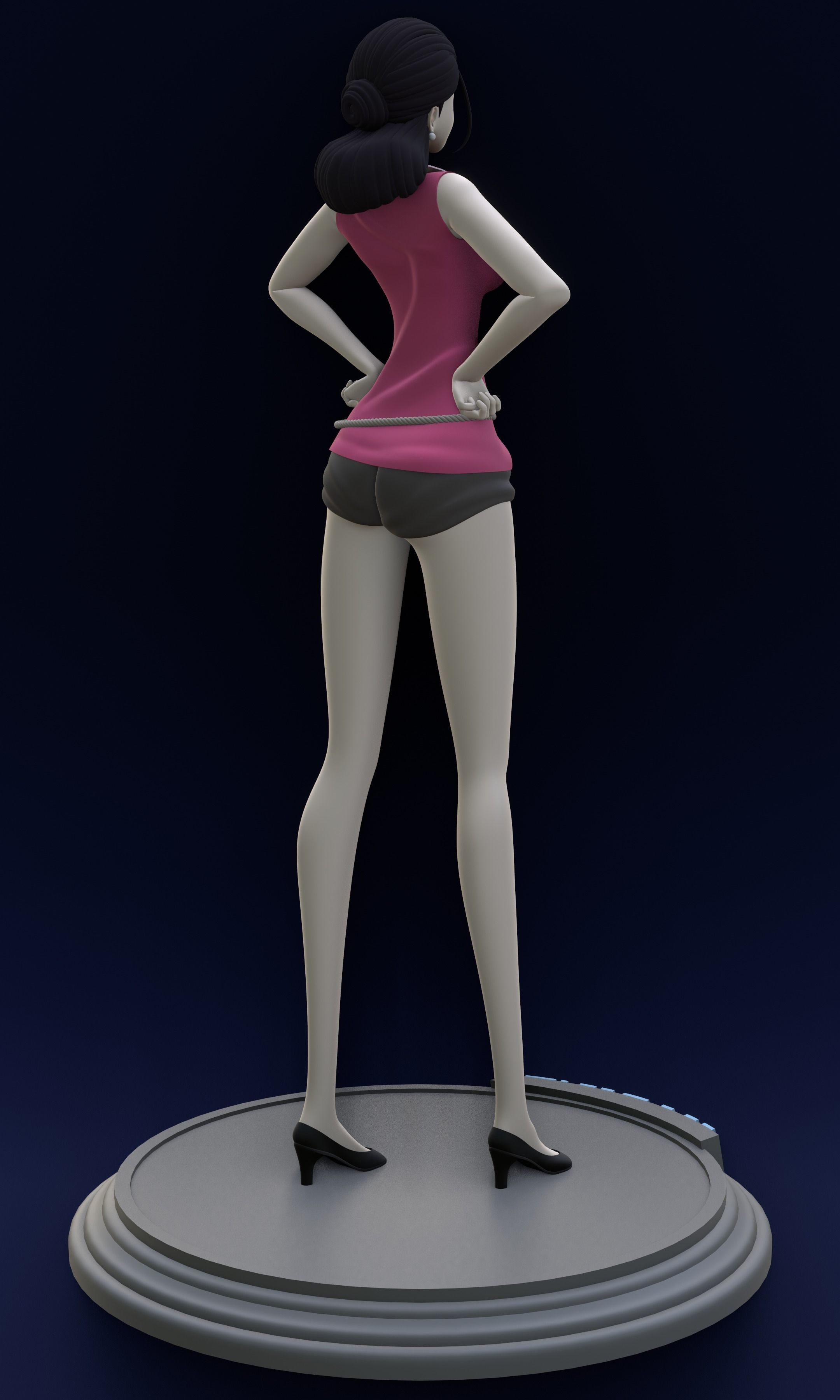 3D model MARINE VICE ADMIRAL GION ONE PIECE VR / AR / lowpoly CGTrader