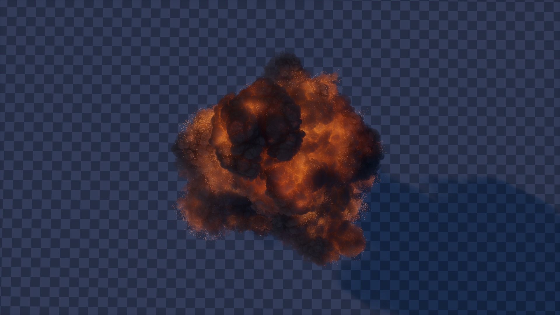 3D Big Explosion with Spark-Animation 3D model animated | CGTrader