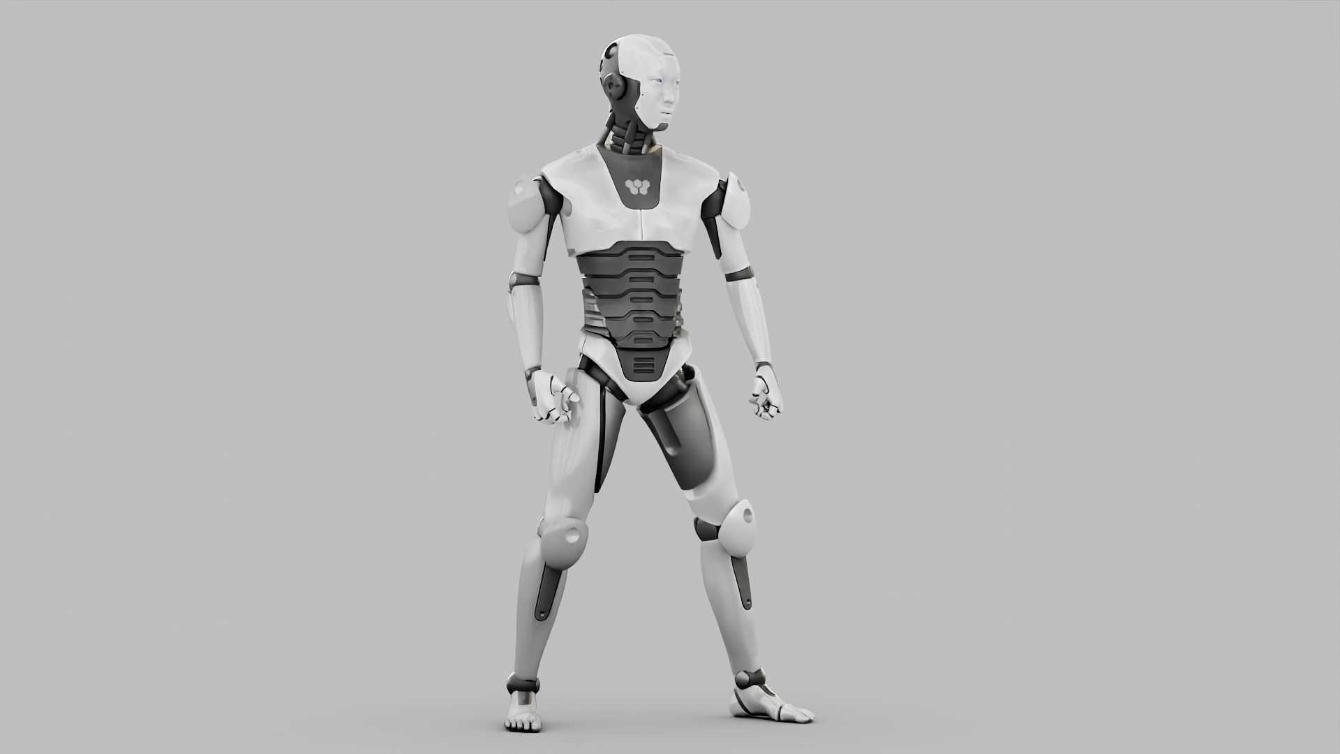 HUMANOID M-3000 RIGGED 3D model rigged | CGTrader
