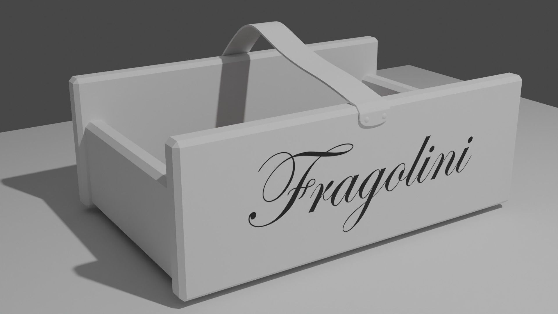 Fragoliny box wine free 3D model CGTrader