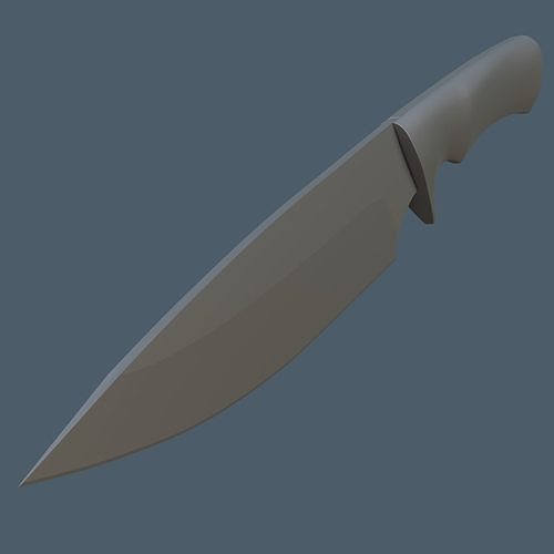 Hunting Knife 3D Printing free 3D model 3D printable CGTrader