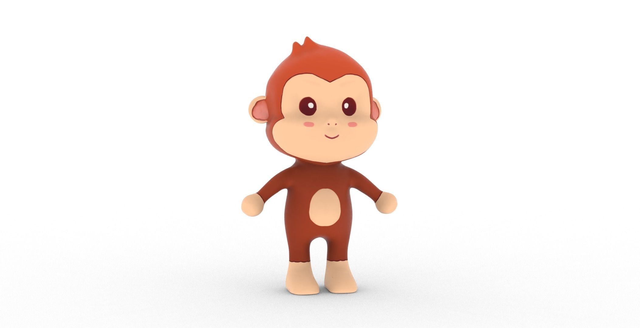 3D model Character010 Animated Monkey 3D VR / AR / low-poly | CGTrader