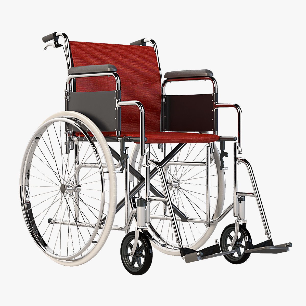 Hi Fortune 21 Lbs Lightweight Medical Self Propelled Manual 3D model