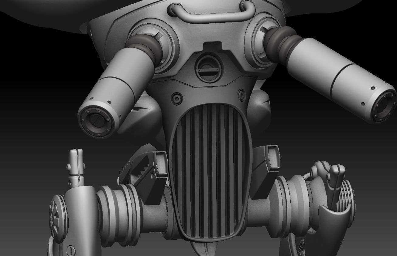 Robot 3D printing files 3D model 3D printable | CGTrader