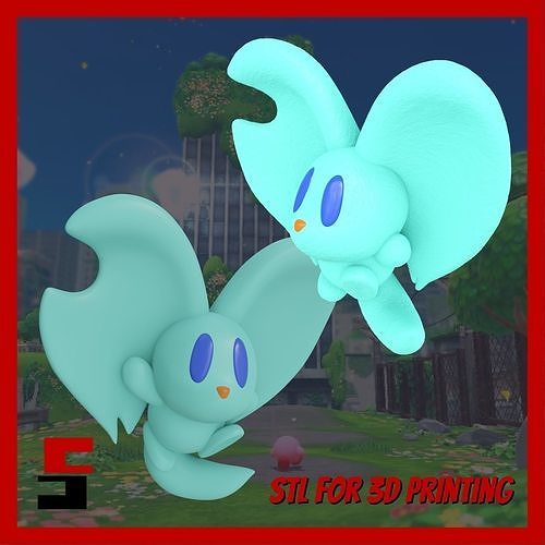 Kirby Elfilin Figurine Miniature Kirby and the Land 3D model