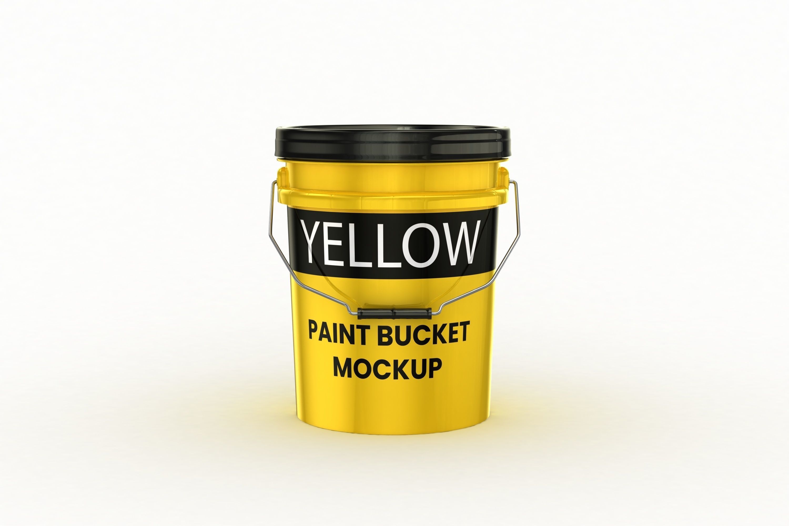 Plastic Paint Bucket Mockup 3D model CGTrader
