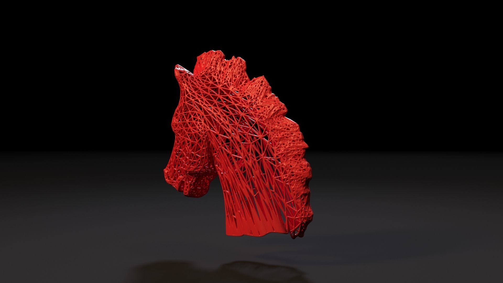 Horses head 3D model 3D printable CGTrader