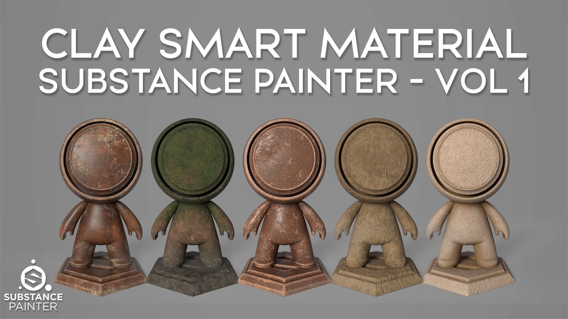 Clay Smart Material - Substance Painter - Vol 1 3D model | CGTrader