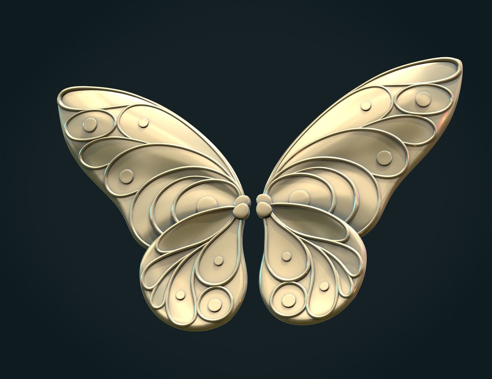 Butterfly Wings 3D model 3D printable | CGTrader
