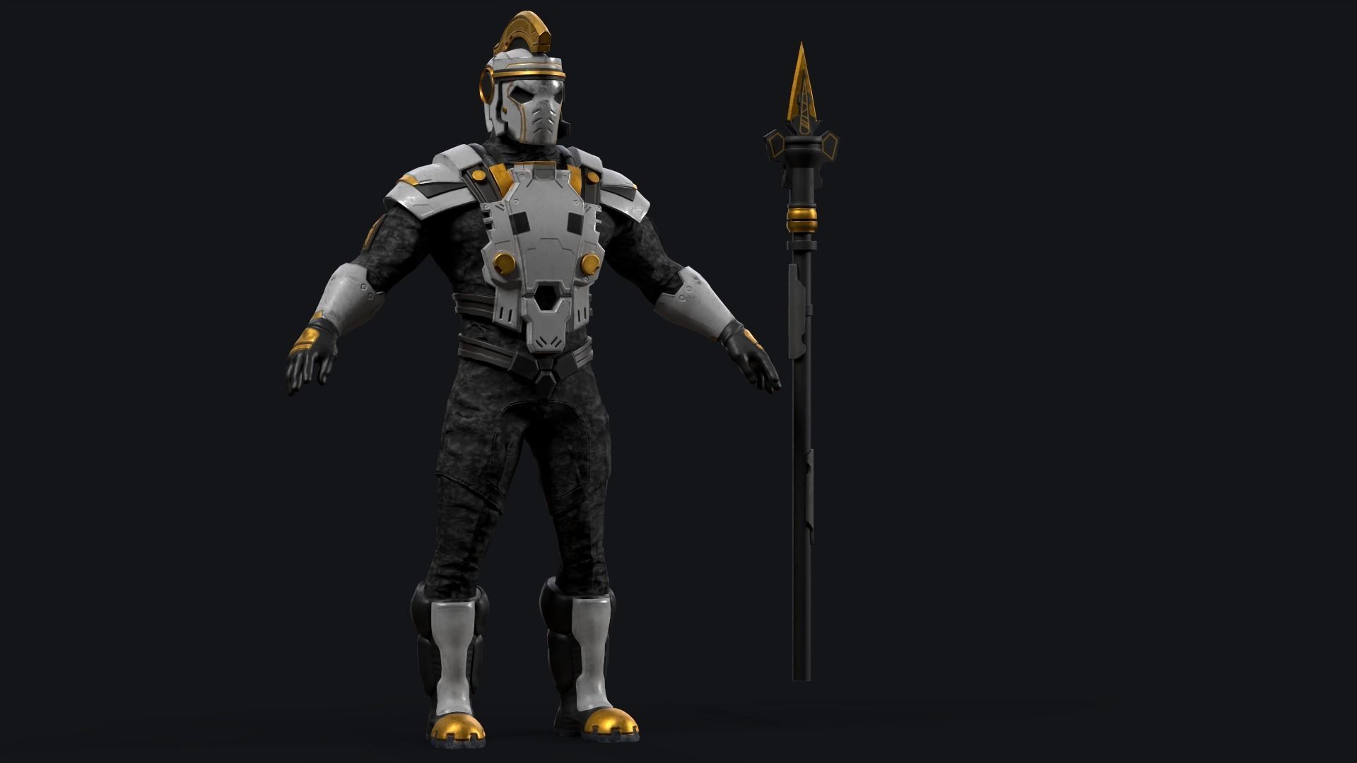 3D model Sci Fi Centurion VR / AR / low-poly | CGTrader