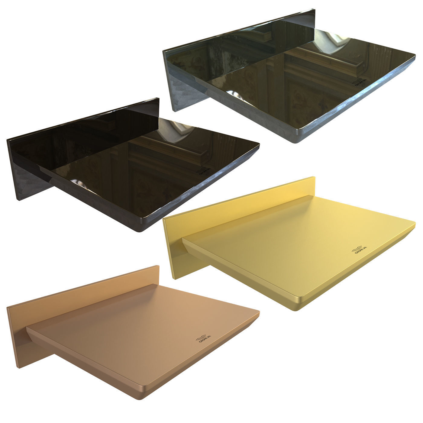 GROHE NEW ALLURE faucets 3D model CGTrader