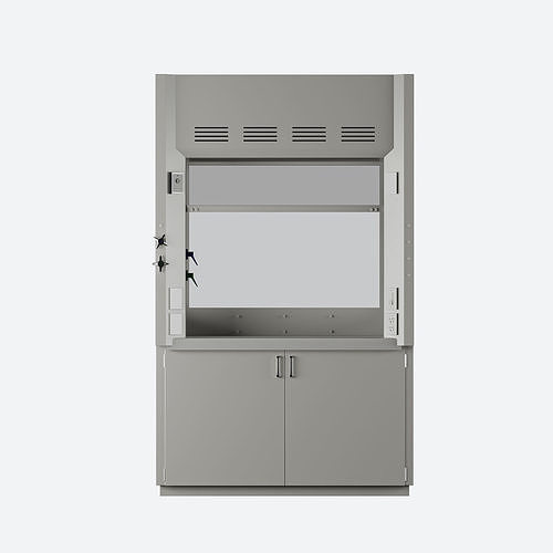 Lab Fume Hood 3D model CGTrader
