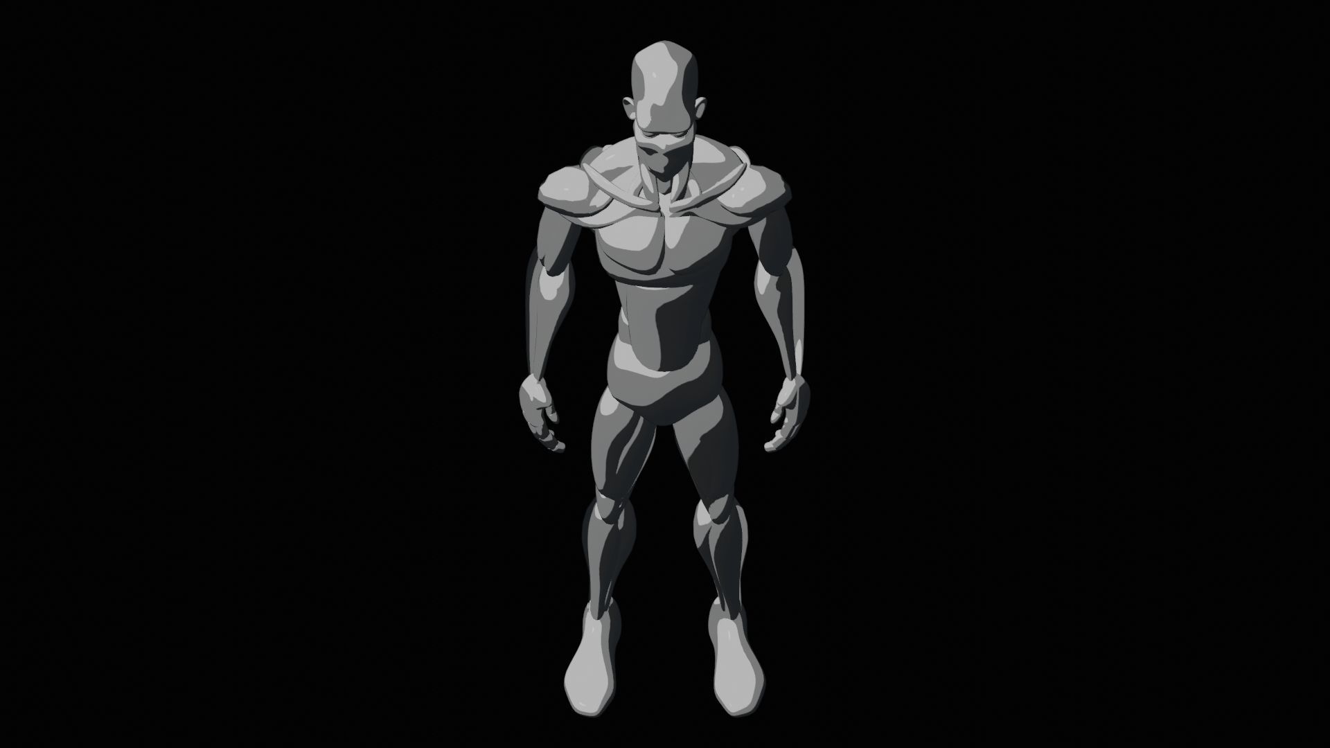 male character blocking for sculpting mesh 3D model animated CGTrader