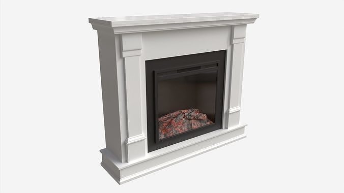 Electric Fireplace Silverton 48 3D model