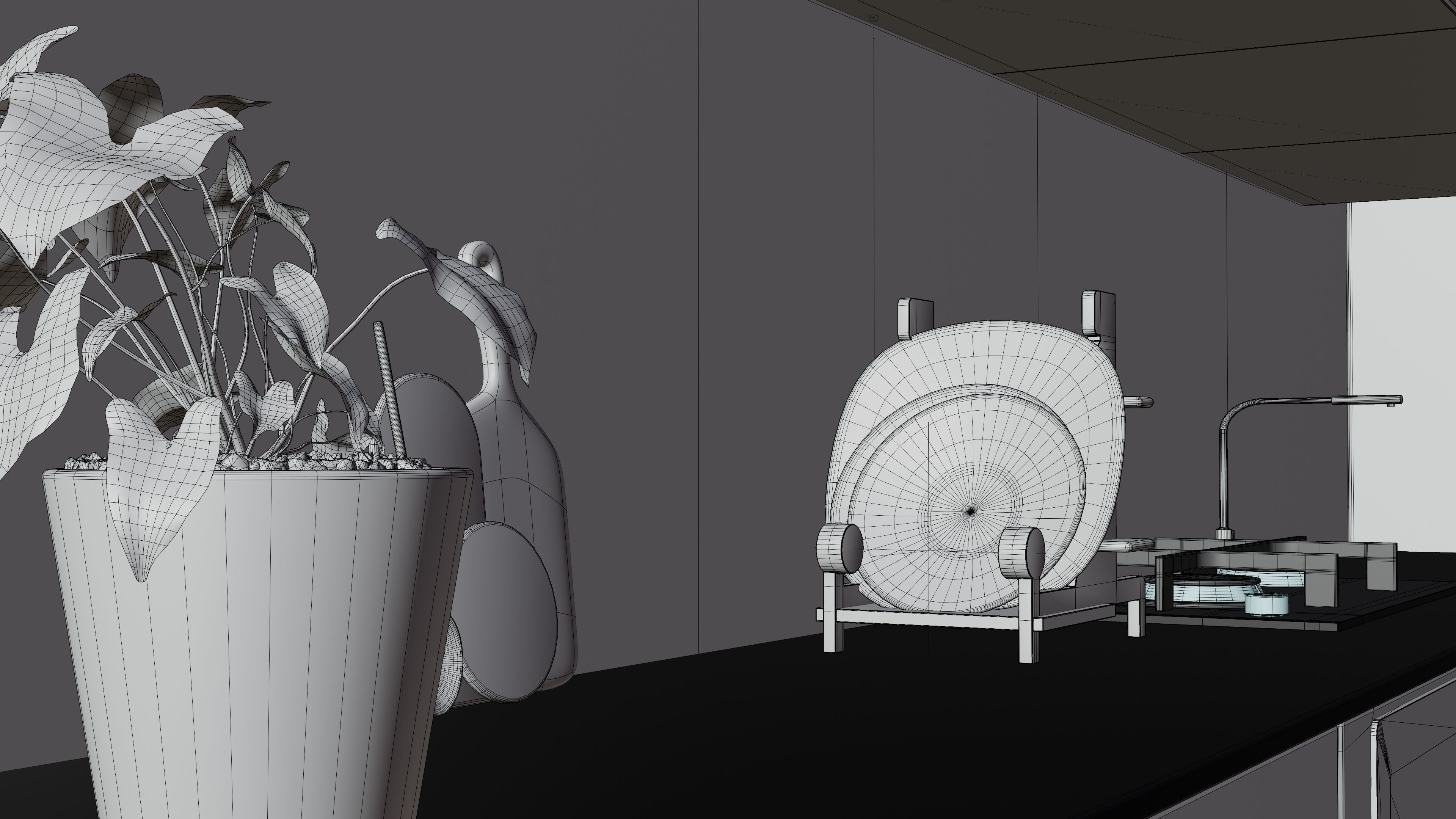 Loft Interior Scene In Native Blender File ByVizfromblender 3D model