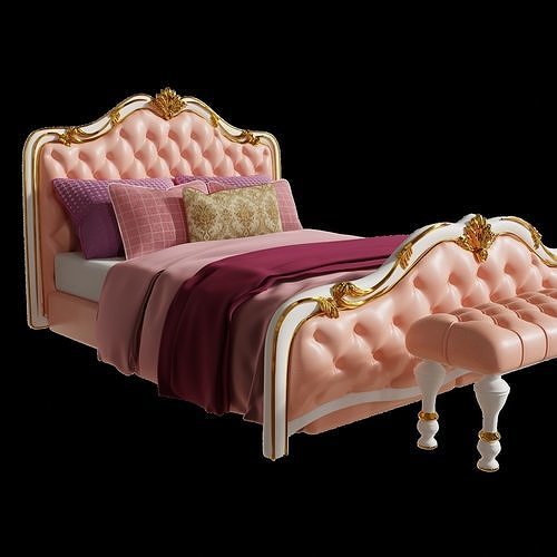 Ornament Bed 3D model CGTrader