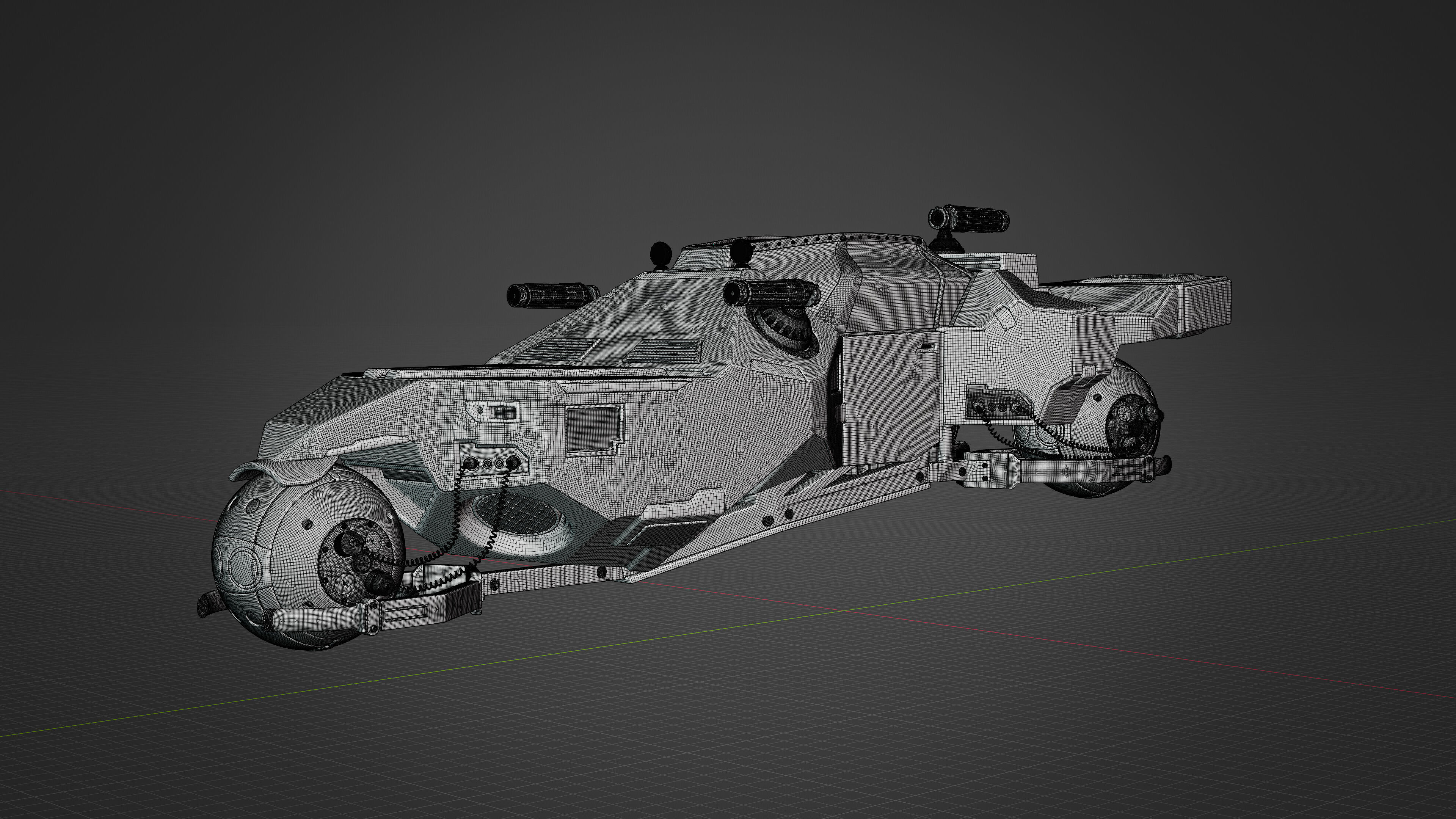 Sci-fi ship 3D model | CGTrader