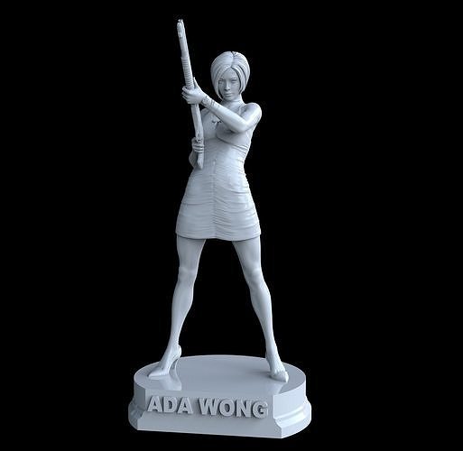 La hermosa Ada Wong de Resident Evil 3D model 3D printable | CGTrader