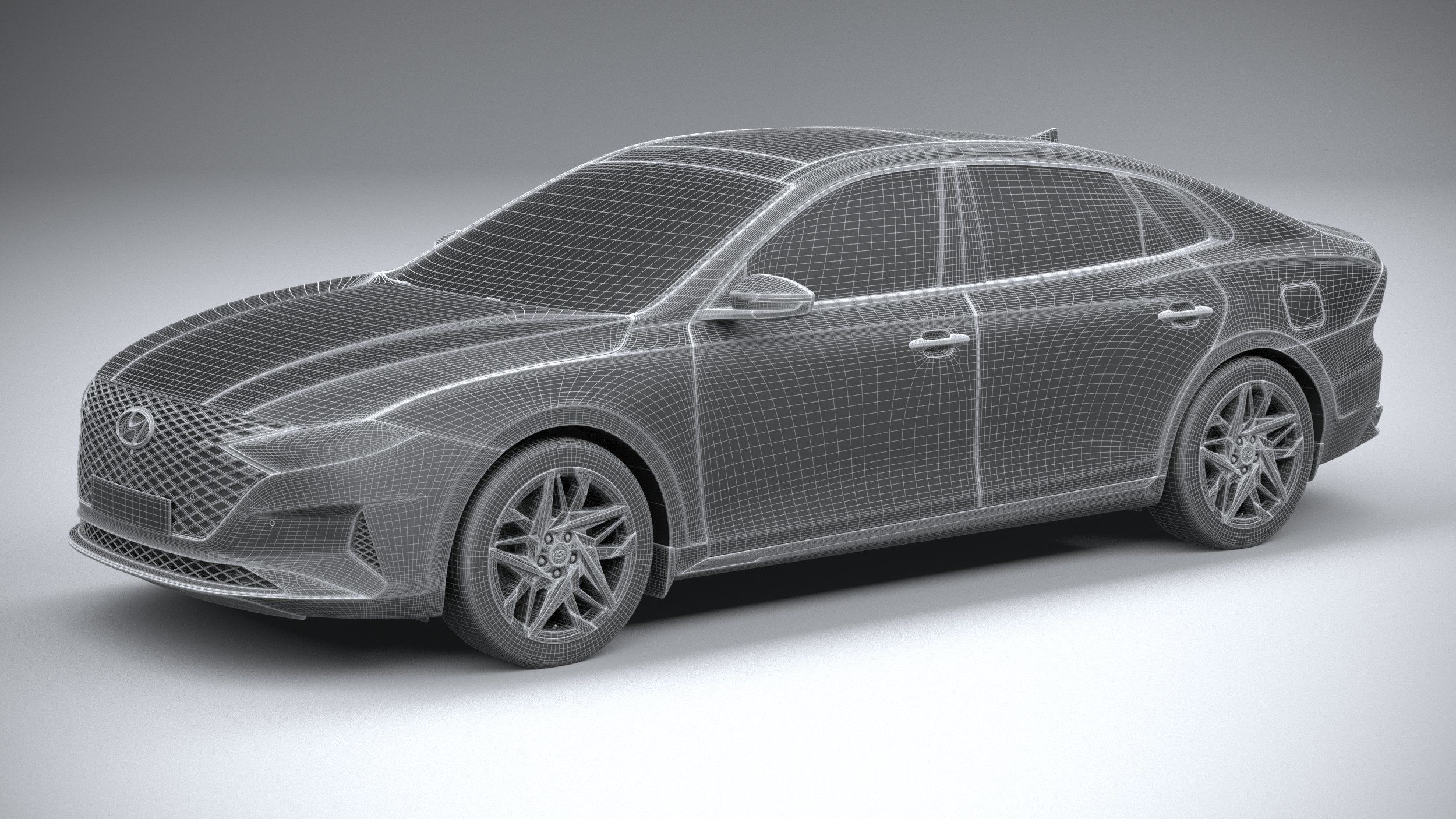 Hyundai Azera 2023 3D model | CGTrader