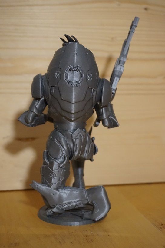Mass Effect Garrus Vakarian Statue 3D model 3D printable | CGTrader