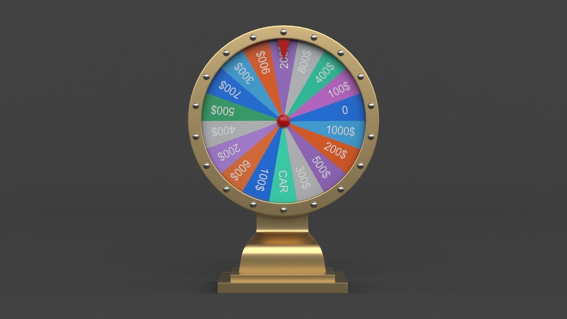 Wheel of Fortune Collection 3D model CGTrader