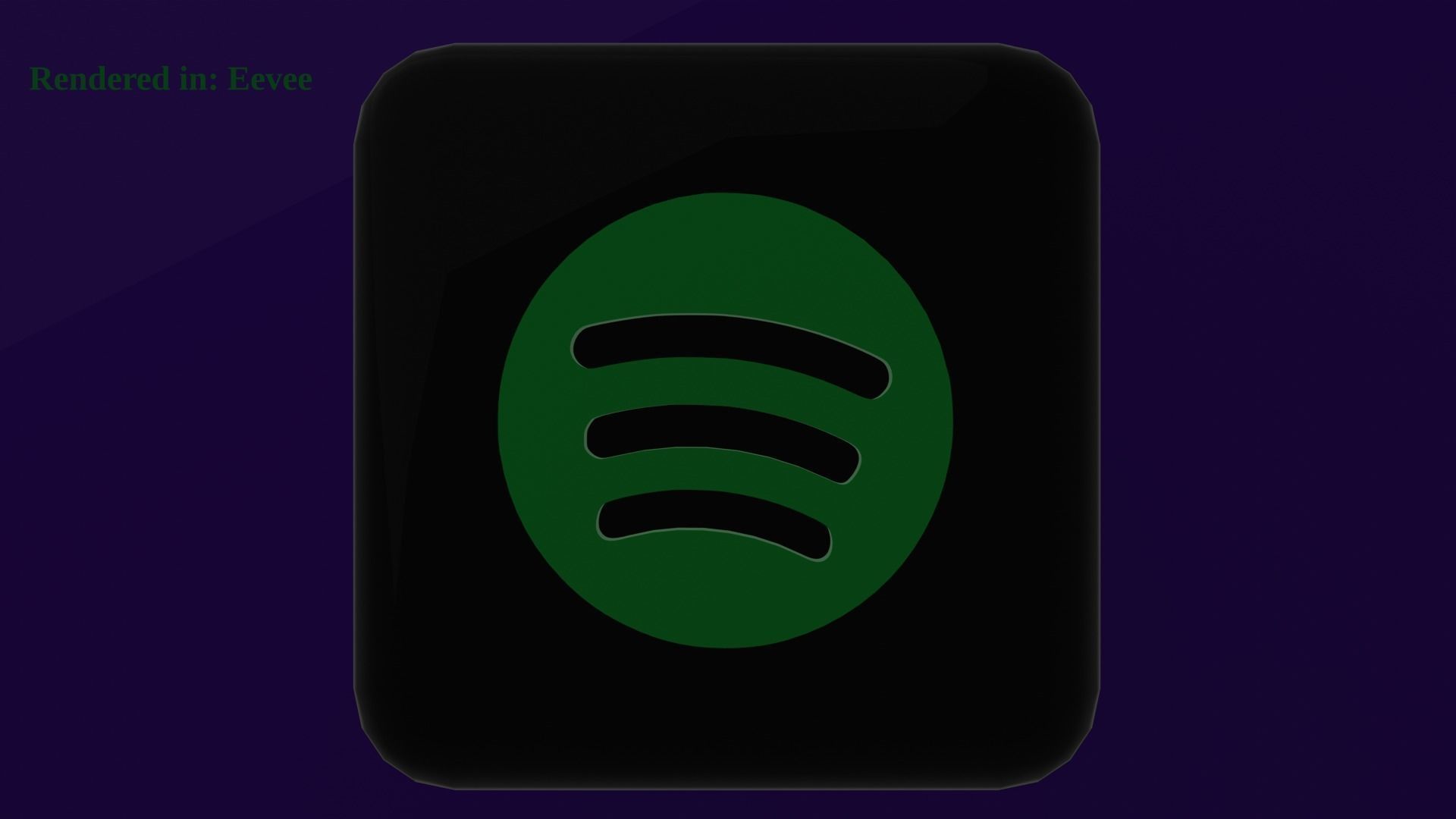 3D model Spotify Icon Emoji VR / AR / lowpoly CGTrader