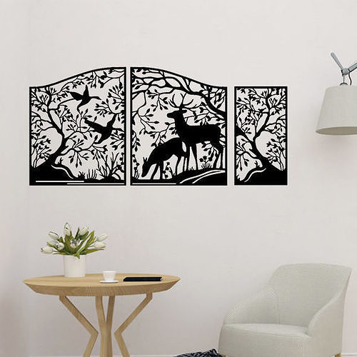 Design Pattern Panel Nature Wall Decor 3D model 3D printable | CGTrader