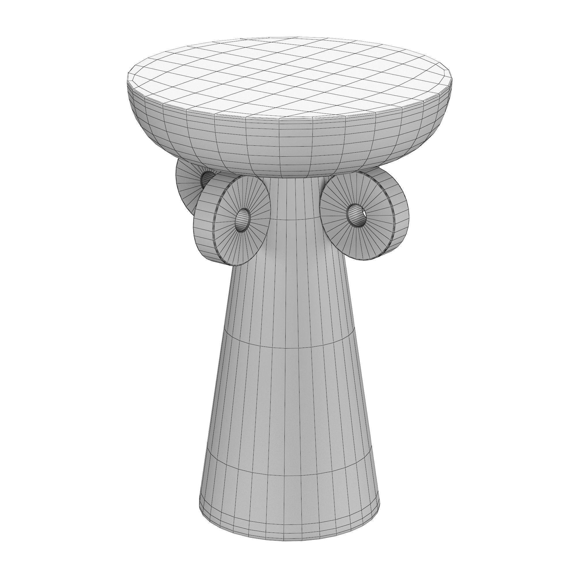 Vanity Side Table 3D model CGTrader